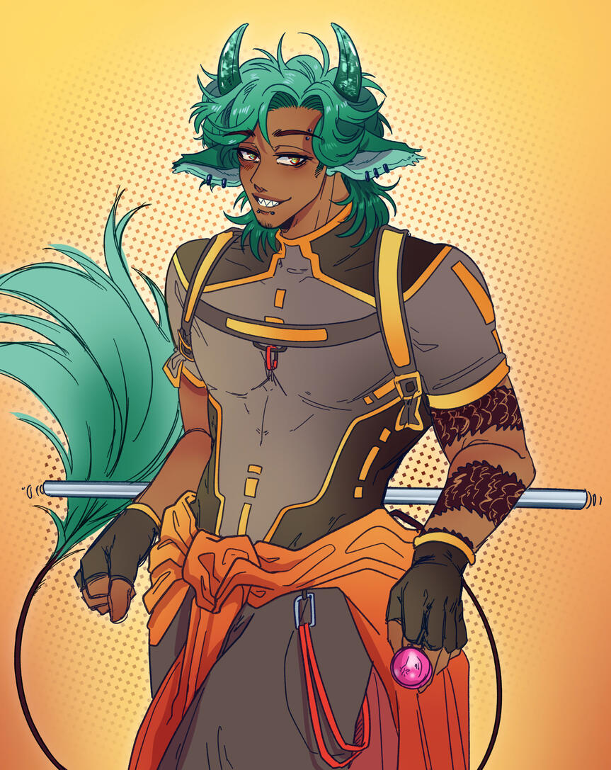 WIP COMMISSION - J.S. Bard Duck DnD Illustration (Jul. 2023)